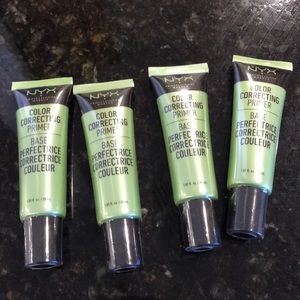 Four (4) NYX Color Correcting Primers
